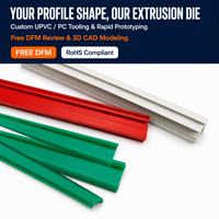 Profil d'extrusion plastique sur mesure OEM, service de traitement d'extrusion plastique avec longueur et forme transversale personnalisées