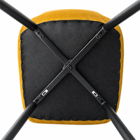 Chaise contemporaine à dossier cuillère, stock disponible en entrepôt pour importateurs, grossistes et chaînes de magasins de meubles