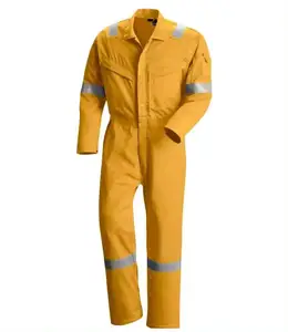 Pengda 2024 yanmaz giyim tulum toptan sıcak hava En11612 Aramid Iiia yanmaz iş elbiseleri