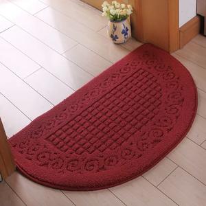 Tapis de porte antidérapant de Style européen de haute qualité 50*80 <span class=keywords><strong>couloir</strong></span> tapis semi-circulaire salle de bain bienvenue entrée cuisine tapis - Product Image 3