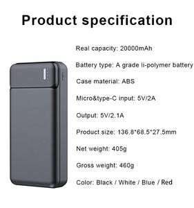 2025 nuovo Power Bank 20000mah caricabatteria veloce articoli popolari ora una batteria al litio di grado di ricarica per la vendita di prodotti <span class=keywords><strong>Online</strong></span> - Product Image 4