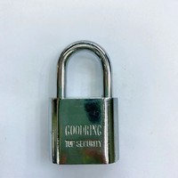 Cadenas en fer du fabricant à tige courte, à grande lame arrondie, étanche, antirouille, doublement poli, emballé
