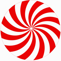 Nappe ronde en polyester à rayures rouges pour Noël, décorative pour fêtes à domicile, vente directe usine