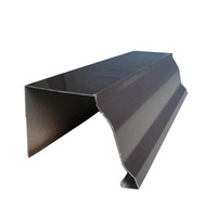 Vente en gros d'usine Système de gouttière de récupération des eaux de pluie Personnalisation de la couleur Gouttière en aluminium