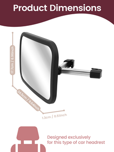 Metal Hook Clip Adjustable Car Baby Rearview <b>Mirror</b>, Child Safety Observation <b>Mirror</b> <b>Bracket</b>, Maternity Car Acces - Product Image 5