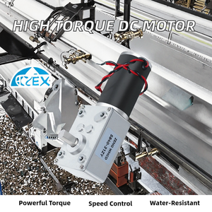 محرك تروس تيار مستمر صغير 5840-31Z بجهد 12 فولت ~ 24 فولت، سرعة قابلة للتعديل 9 كجم.سم، بنظام مغناطيس دائم، فرشاة حلزونية، للمنزل الذكي، كفاءة IE2 - Product Image 2