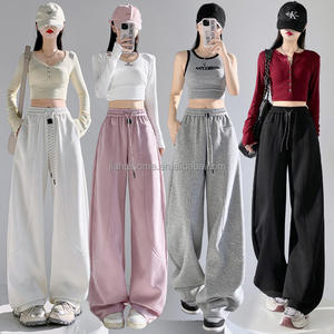 Nuovo <span class=keywords><strong>Modello</strong></span> di <span class=keywords><strong>Pantaloni</strong></span> Sportivi e Casual da <span class=keywords><strong>Donna</strong></span> in Cotone con Coulisse, Leggeri e Traspiranti, Versione Sottile e Morbida - Product Image 3