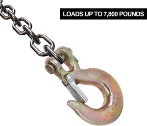 Crochet à chape en acier forgé de 1/4 pouces avec loquet de sécurité, crochet de treuil de remorquage robuste G70 - Product Image 4