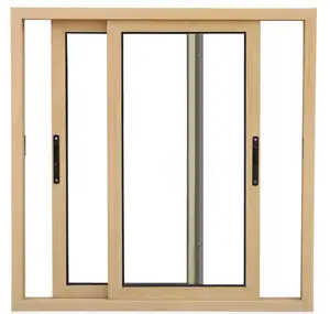 Porte coulissante australienne fenêtre en verre à double vitrage porte patio extérieure insonorisée balcon portes coulissantes en aluminium