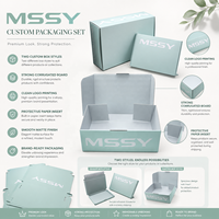 Boîte de rangement en carton personnalisable avec logo imprimé pour ensemble de literie matelassée, couverture et livraison, avec fermeture à enroulement pour entreprises