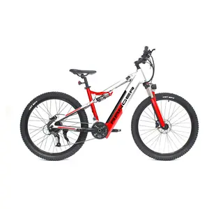 GDS Ebike M019 27.5 '' suspensão dupla completa e mtb mountain bike eletrônico mountain e bicicleta bateria de lítio 250 watts 500w e-bike