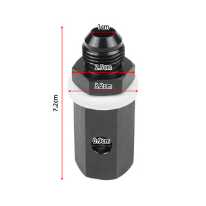 <b>Modified</b> Fuel Tank Exhaust Check Valve AN6 AN8 AN10 3/4 In Aluminum <b>Plastic</b> Stainless Steel Oil Ventilation Connector - Product Image 2