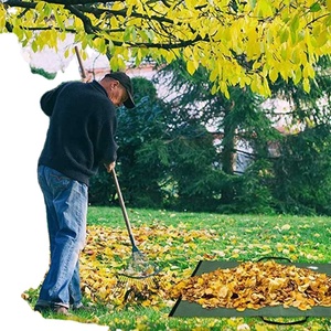 Sac à déchets de jardin en <span class=keywords><strong>toile</strong></span> robuste réutilisable pour déchets de jardin, sac à ordures, sac à main de jardinage - Product Image 3