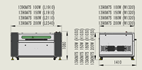 Machine de découpe laser CO2 Jowuey 1390 1610 numérique automatique 4 axes CNC refroidie par eau pour acrylique, MDF et bois