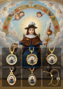 Lote de Artesanía del Santo Niño de Atocha para Espejo Retrovisor de Coche, Recuerdo de Bendición, Artesanía del Santo Niño de Atocha - Product Image 3