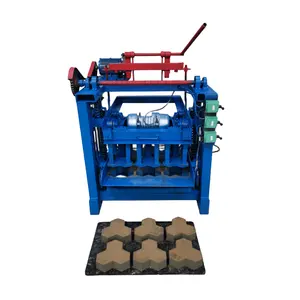 Máquina de prensado semiautomática para pavimentación de cemento, mini máquina de moldeo de bloque de pavimentación de cemento, pequeña, para uso doméstico