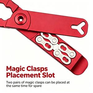 <span class=keywords><strong>Pince</strong></span> à chaîne de vélo BUCKLOS, levier de pneu, mini <span class=keywords><strong>pince</strong></span> de démontage rapide pour <span class=keywords><strong>VTT</strong></span>, outil d'ouverture et de fermeture de boucle de chaîne de vélo - Product Image 6