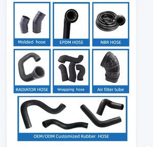 Tuyaux d'entrée d'eau en caoutchouc de forme spéciale pinces à fil en tissu soudées pour machines de construction excavatrices coupe personnalisée - Product Image 5