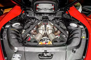 ชุดแต่งคาร์บอนไฟเบอร์สำหรับ Ferrari 296GTB ชุดแต่งคาร์บอนไฟเบอร์สไตล์ OEM สำหรับ 296GTB  ลิ้นกันชนหน้า ดิฟฟิวเซอร์ สปอยเลอร์ - Product Image 4