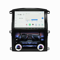 Layar ganda pabrik desain pribadi GPS Android 13 mobil pemutar multimedia dan layar iklim untuk 2003-2007 Land Cruiser LC100