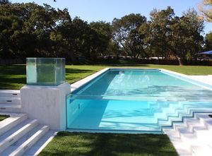 Piscina a Cascata in Fibra di Vetro, Piscina Fuori Terra in Acrilico, Piscine - Product Image 3
