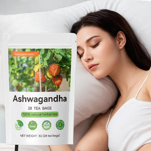 Sachets de thé de sommeil de désintoxication saine aux herbes naturelles Ashwagandha suppléments sains à base de plantes énergie en sac thé à saveur relaxante pour le corps - Product Image 1