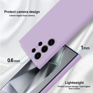 Funda para Samsung Galaxy S22 S23 S24 Ultra 5G Silky-Soft Touch Funda protectora completa de silicona para teléfono Funda a prueba de golpes - Product Image 3