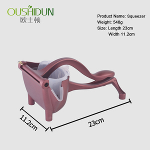 Nhà Máy Trực Tiếp Nhiệm Vụ Nặng Nề Duy Nhất Báo Chí Nhôm Kim Loại Của Nhãn Hiệu Tay Die Cast Citrus Orange Lime Trái Cây Máy Ép Chanh Ép - Product Image 5