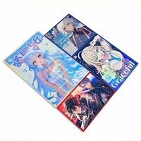 Tableau de dessin en acrylique personnalisé durable avec motif d'anime, bronzage laser, double flash réfléchissant