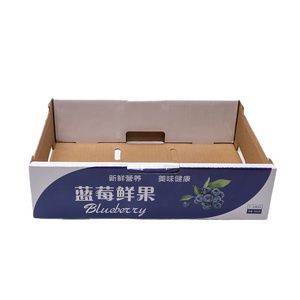 Boîte carton d'impression bleuets frais boîtes en carton ondulé pour l'emballage - Product Image 5
