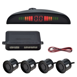 Affichage LED de 4 pouces, système de 4 capteurs de stationnement étanches, garantie d'un an, modèle universel - Product Image 1