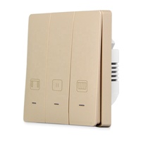 Interruptor de Cortina ZigBee de 1/2 Gang para Automatización Tuya Smart Life y Alexa Google Home, Interruptor de Persiana Enrollable