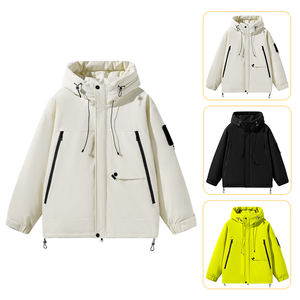 เสื้อแจ็กเก็ตสตรี2025ฤดูใบไม้ผลิใหม่กันลมและกันน้ำเสื้อผ้าปีนเขาแคมป์ปิ้งแบบสามในหนึ่งเดียวสำหรับกลางแจ้งโลโก้ตามสั่ง - Product Image 1