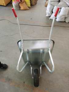 प्रीमियम टिकाऊ सामग्री धातु बिक्री के लिए भारी शुल्क Wheelbarrow व्हील बैरो 120kg - Product Image 4