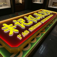 Panneau publicitaire LED personnalisé DakeSign de haute qualité, étanche, en métal, avec lettres en acrylique 3D pour logo de concessionnaire automobile