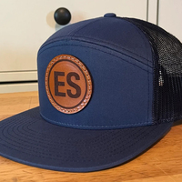 Gorra de Béisbol Personalizada de Alta Calidad para Hombre, con Logotipo, Lisa, para Exteriores, con 7 Paneles, Visera Plana, Estilo Camionero