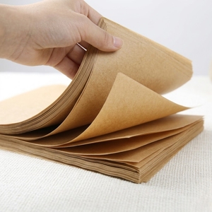 Papier sulfurisé brun de qualité alimentaire, enduit d'un côté, résistant à la graisse et à l'huile, en rouleau, pour cuisson et emballage en cuisine - Product Image 1
