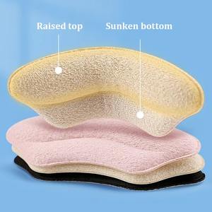 Sepatu anak-anak, stiker sepatu anak-anak pelindung bayi Anti jatuh bantalan tumit Anti-penggilingan lembut ukuran sepatu setengah bantalan sisipan tumit - Product Image 3