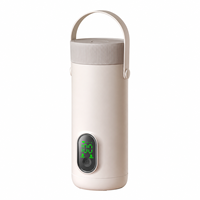 Bouilloire Électrique Portable Rechargeable, Tasse Intelligente, Chauffe-Eau 100 ° Thermos de voyage sans fil USB C, maintient au chaud 37-55°C ° C
