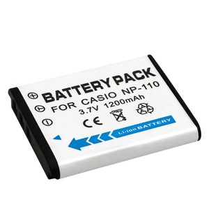 CNP110 1200mAh Battery for Casio Exilim EX-Z2000 EX-ZR10 Series CE RoHS Certified Wholesale Bulk Tier 1 Full Cells - Product Image 1