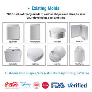 Контейнер для хранения печенья из металла с крышкой - Product Image 2