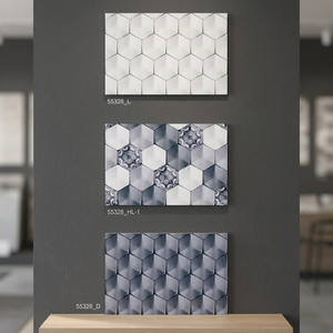Diseño ondulado 300x450mm Azulejos de pared 3D con resistencia dura y cuerpo impermeable para un mejor rendimiento de Vistaar Ceramic - Product Image 5
