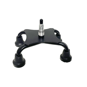 Base de bâton de trekking FasLv 12x16 en acier carbone, accessoire universel pour bâton de randonnée, pieds stabilisateurs à quatre branches - Product Image 4