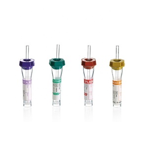Micro colección 0,5 ml <span class=keywords><strong>EDTA</strong></span> K2 <span class=keywords><strong>K3</strong></span> Sodio Heparina coágulo gel Activador PP tubo capilar de sangre de plástico con tubo de succión - Product Image 1