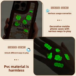 Pegatinas 3D Estéreo de Animales de Dibujos Animados <span class=keywords><strong>para</strong></span> Niños, con Brillantina y Cristales, Divertidas, en Relieve, Luminosas, Decoración Festiva - Product Image 3