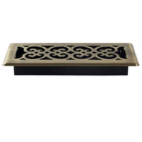 Finition en laiton antique Design personnalisé Registre de sol Best Sae