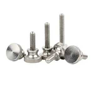 Stainless Steel High Head Knurled Hand Screw Bolt