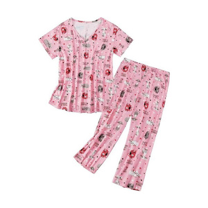 Robe de Nuit Élégante en Coton Viscose pour Femme, Longueur Modeste, Chute Douce, Vêtement de Nuit d'Été Confortable, Taille Élastique, Thermique - Product Image 1