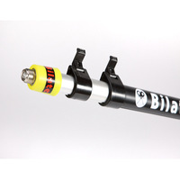 300cm/9.9ft en alliage d'aluminium Microphone bras support Extension léger stéréo vidéo micro support Micro flèche pôle