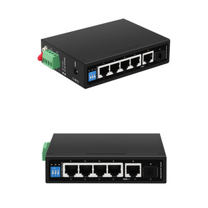 Commutateur PoE industriel Gigabit 6 ports 100/1000Base-T <span class=keywords><strong>DIN</strong></span> IP30 Commutateur réseau Ethernet - Product Image 4